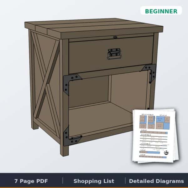 simpson nightstand cover
