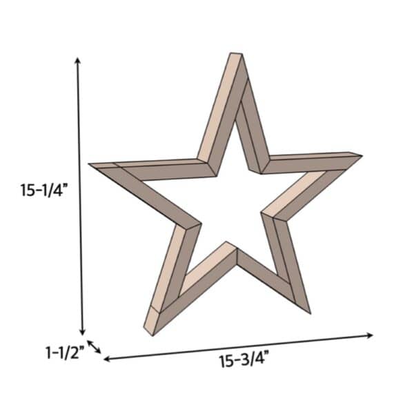 star dimensions