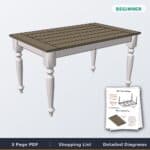 Farmhouse Table – Elegant Oak