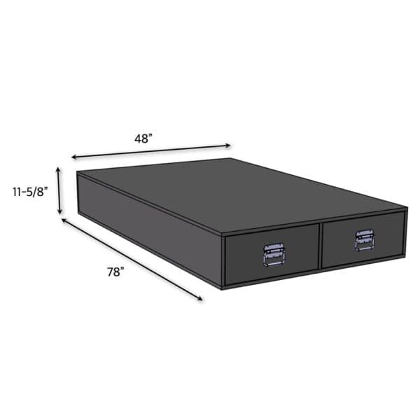 truck bed drawers dimensions