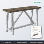Truss Console Table