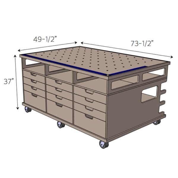 ultimate workstation dimensions