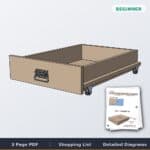 Under Bed Storage Box on Wheels