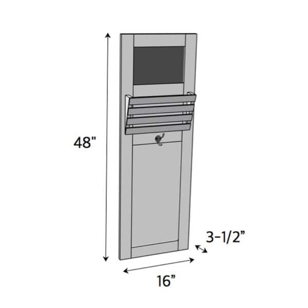 wall locker dimensions