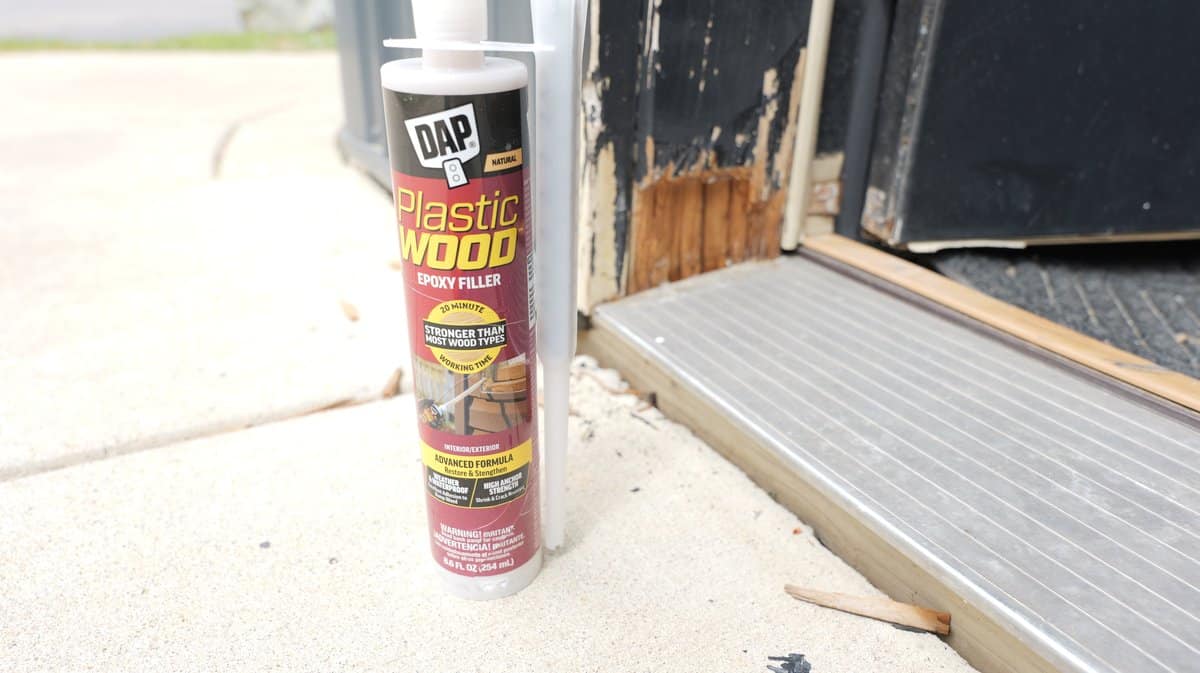 DAP Plastic Wood Rot Repair Kit epoxy filler