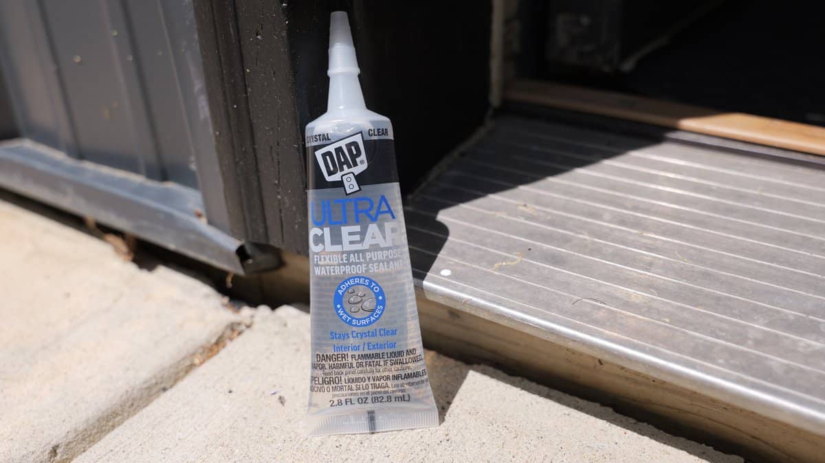 DAP Ultra Clear Waterproof Sealant tube
