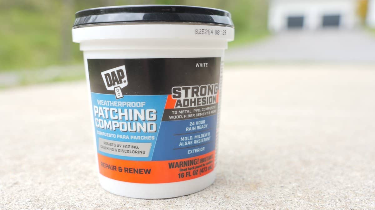 DAP Weatherproof Patching Compound tub