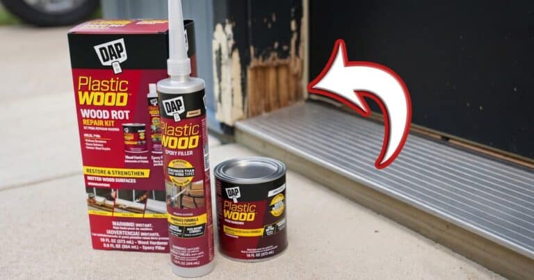 How to fix a rotted door frame for $40 with the DAP Plastic Wood Rot Repair Kit