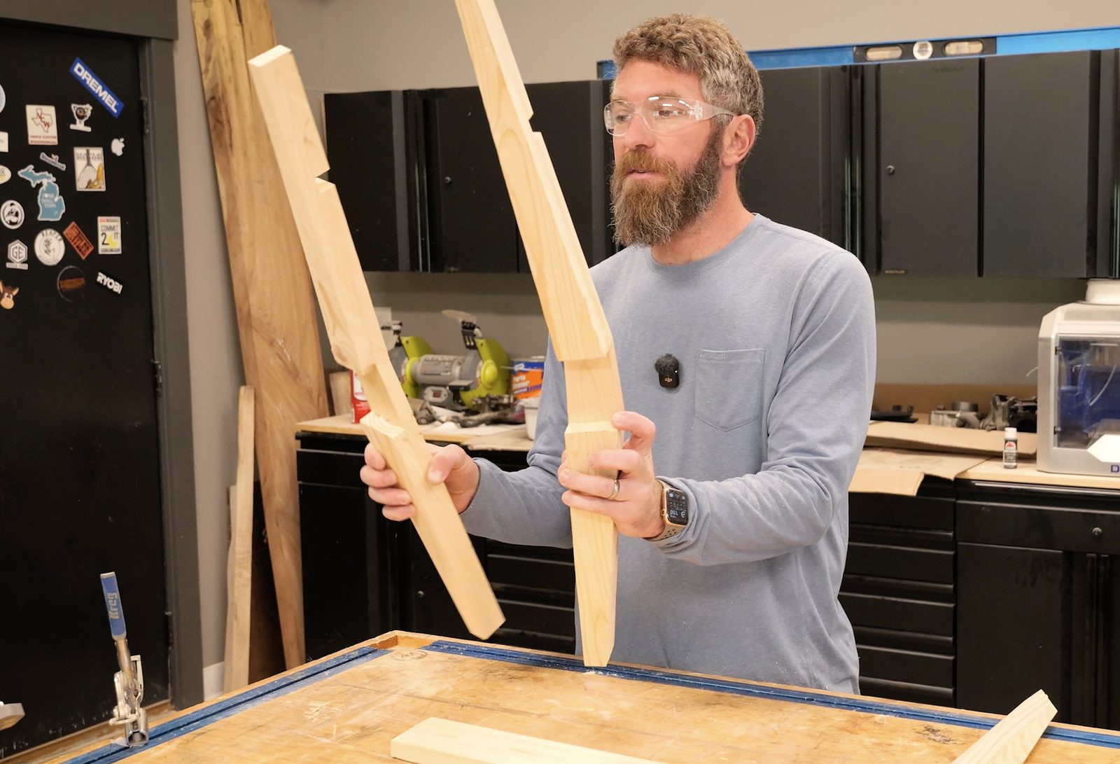 Glued mirrored back leg assemblies