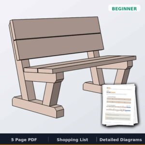 Outdoor Bench - 4x4 Legs