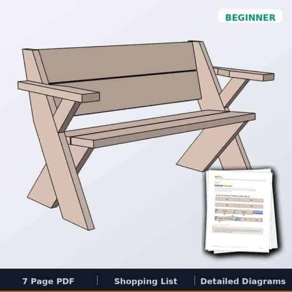 RE OD BENCH 4 2X8S W ARMS cover 2026
