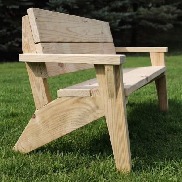 modern outdoor bench plans gallery 2