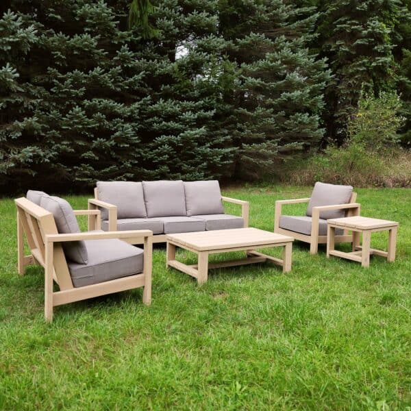 DIY outdoor chair with the patio set