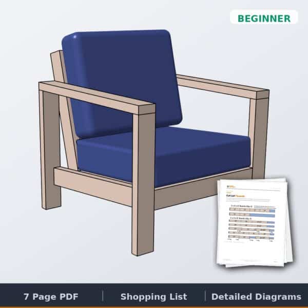 Easy Outdoor Chair plans cover