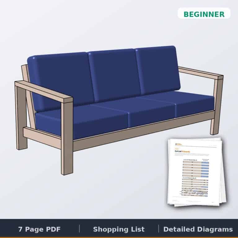 Easy Outdoor Couch plans cover