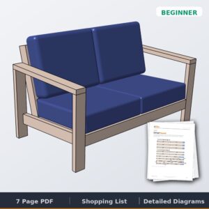 Easy Outdoor Loveseat plans cover