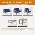 Easy Patio Furniture Set Bundle (5 Plans)