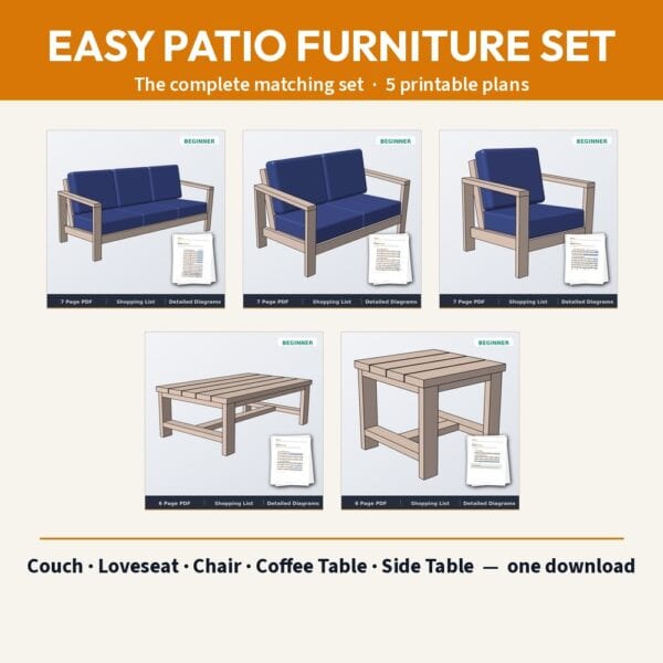 Easy Patio Furniture Set bundle cover