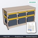 Mobile Tote Workbench Plans